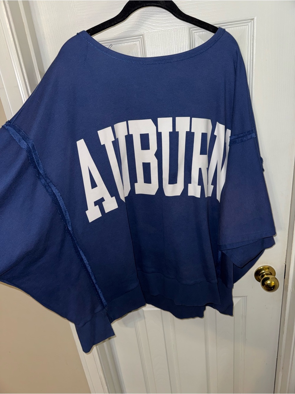 Auburn Oversized Navy Women's Sweatshirt